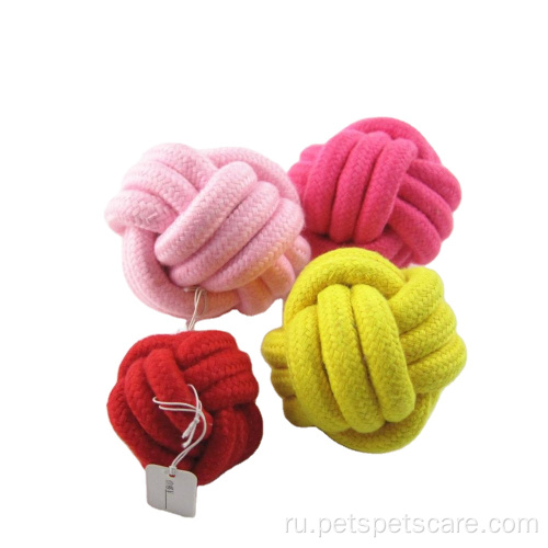 Новый дизайн горячей красочной игрушки для собачьей веревки игрушка